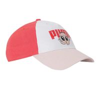 PUMA Animal Pinch Panel BB Kids' Baseball Cap, Youth Cotton Cap with Animal Graphic, Girls' Peaked Cap 023455 02 Pink/Pink/White