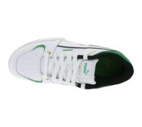 Zapatos PUMA SLIPSTREAM de piel auténtica con aire retro. Zapatillas casuales con detalles coloridos. Zapatos con cordones. 39326601 Blanco/Verde