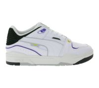 PUMA SLIPSTREAM Echtleder-Schuhe im Retro-Vibe Freizeit-Sneaker mit farbigen Akzenten Schnür-Schuhe 39326602 Weiß/Lila
