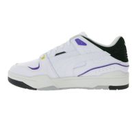PUMA SLIPSTREAM Echtleder-Schuhe im Retro-Vibe Freizeit-Sneaker mit farbigen Akzenten Schnür-Schuhe 39326602 Weiß/Lila