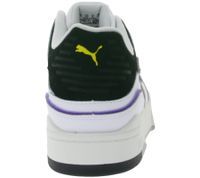 PUMA SLIPSTREAM Echtleder-Schuhe im Retro-Vibe Freizeit-Sneaker mit farbigen Akzenten Schnür-Schuhe 39326602 Weiß/Lila