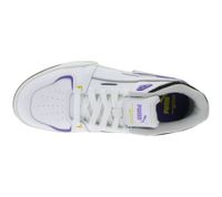 PUMA SLIPSTREAM Echtleder-Schuhe im Retro-Vibe Freizeit-Sneaker mit farbigen Akzenten Schnür-Schuhe 393266 Weiß/Lila oder Weiß/Grün
