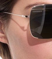 Converse Women's and Men's Sunglasses with UV400 Protection with Light Transmission 3 Holiday Glasses SCO148 509Y Gold/Green