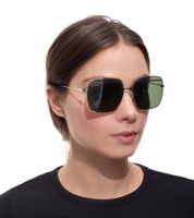 Occhiali da sole Converse da donna con protezione UV400 e trasmissione della luce, 3 occhiali da sole per le vacanze SCO148 509Y oro/verde