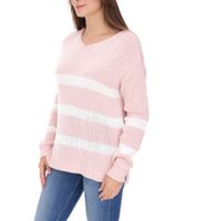 Aniston CASUAL Damen Strick-Pullover mit Baumwollanteil Alltags-Pullover Langarm-Shirt Pink, Rosa oder Türkis Aniston CASUAL Damen Strick-Pullover mit Baumwollanteil Alltags-Pullover Langarm-Shirt Pink, Rosa oder Türkis