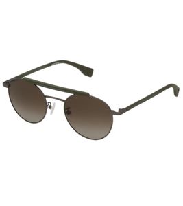 Converse Damen & Herren Sonnenbrille im Aviator-Style Urlaubs-Brille mit UV400-Schutz SCO225 627V Braun/Grün