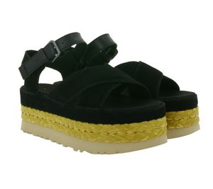 UGG Australia Aubrey Ankle Strap Women's Genuine Leather Sandals Platform Summer Shoes with EVA Sole W/1167471 Black UGG Australia Aubrey Ankle Strap Women's Genuine Leather Sandals Platform Summer Shoes with EVA Sole W/1167471 Black