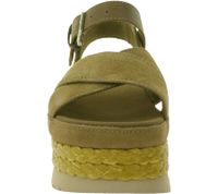 UGG Australia Aubrey Ankle Strap Damen Echtleder-Sandalette Plateau Sommer-Schuhe mit EVA-Sohle W/1167471 Braun UGG Australia Aubrey Ankle Strap Damen Echtleder-Sandalette Plateau Sommer-Schuhe mit EVA-Sohle W/1167471 Braun