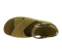 UGG Australia Aubrey Ankle Strap Damen Echtleder-Sandalette Plateau Sommer-Schuhe mit EVA-Sohle W/1167471 Braun UGG Australia Aubrey Ankle Strap Damen Echtleder-Sandalette Plateau Sommer-Schuhe mit EVA-Sohle W/1167471 Braun