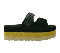 UGG Australia Aubrey Slide Damen Echtleder-Schlappen Plateau Pantoletten Sommer-Schuhe mit EVA-Sohle W/1167451 Schwarz UGG Australia Aubrey Slide Damen Echtleder-Schlappen Plateau Pantoletten Sommer-Schuhe mit EVA-Sohle W/1167451 Schwarz