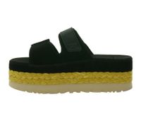 UGG Australia Aubrey Slide Damen Echtleder-Schlappen Plateau Pantoletten Sommer-Schuhe mit EVA-Sohle W/1167451 Schwarz UGG Australia Aubrey Slide Damen Echtleder-Schlappen Plateau Pantoletten Sommer-Schuhe mit EVA-Sohle W/1167451 Schwarz
