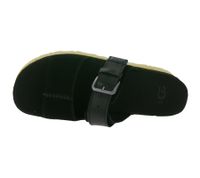 UGG Australia Aubrey Slide Damen Echtleder-Schlappen Plateau Pantoletten Sommer-Schuhe mit EVA-Sohle W/1167451 Schwarz UGG Australia Aubrey Slide Damen Echtleder-Schlappen Plateau Pantoletten Sommer-Schuhe mit EVA-Sohle W/1167451 Schwarz