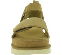 UGG Australia Goldenstar Damen nachhaltige Echtleder-Schuhe mit EVA-Sohle Plateau-Sandale Sandalette mit Klettverschluss 1136783 Braun UGG Australia Goldenstar Damen nachhaltige Echtleder-Schuhe mit EVA-Sohle Plateau-Sandale Sandalette mit Klettverschluss 1136783 Braun