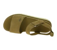 UGG Australia Goldenstar Damen nachhaltige Echtleder-Schuhe mit EVA-Sohle Plateau-Sandale Sandalette mit Klettverschluss 1136783 Braun UGG Australia Goldenstar Damen nachhaltige Echtleder-Schuhe mit EVA-Sohle Plateau-Sandale Sandalette mit Klettverschluss 1136783 Braun