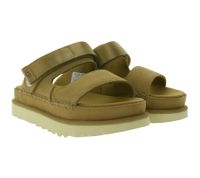 UGG Australia Goldenstar Slide Damen nachhaltige Echtleder-Schuhe mit EVA-Sohle Plateau-Sandale Sandalette mit Klettverschluss 1167399 Braun UGG Australia Goldenstar Slide Damen nachhaltige Echtleder-Schuhe mit EVA-Sohle Plateau-Sandale Sandalette mit Klettverschluss 1167399 Braun
