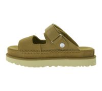 UGG Australia Goldenstar Slide Damen nachhaltige Echtleder-Schuhe mit EVA-Sohle Plateau-Sandale Sandalette mit Klettverschluss 1167399 Braun UGG Australia Goldenstar Slide Damen nachhaltige Echtleder-Schuhe mit EVA-Sohle Plateau-Sandale Sandalette mit Klettverschluss 1167399 Braun