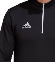 adidas Entrada 22 Halfzip Herren Trainings-Pullover nachhaltiges Sport-Shirt mit AEROREADY Technologie H57544 Schwarz