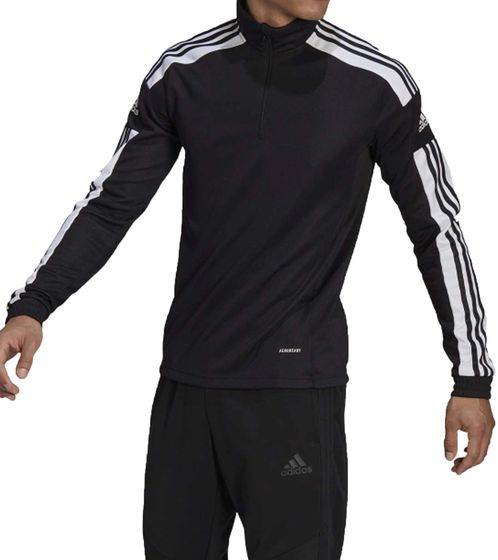 Haut d'entraînement adidas Squadra 21 pour homme, maillot de sport durable avec technologie AEROREADY, GK9562, noir