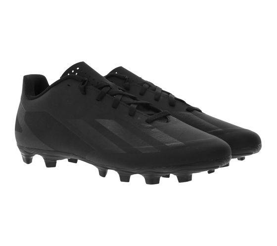 Scarpe da calcio adidas X Crazyfast.4 FxG da uomo, scarpe chiodate sostenibili con suola FxG, GY7433, nere