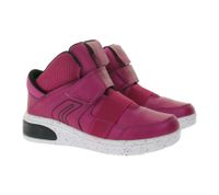 Baskets mi-montantes GEOX RESPIRA Xled pour enfant, semelle respirante, fermeture velcro, rose, J848DA-0NF6K-C8062