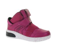 Baskets mi-montantes GEOX RESPIRA Xled pour enfant, semelle respirante, fermeture velcro, rose, J848DA-0NF6K-C8062