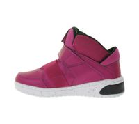 Baskets mi-montantes GEOX RESPIRA Xled pour enfant, semelle respirante, fermeture velcro, rose, J848DA-0NF6K-C8062