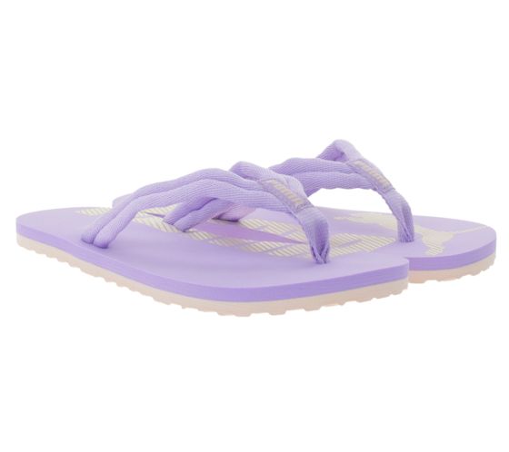 Tongs d'été PUMA Epic Flip v2 pour femmes avec semelle EVA et séparateur d'orteils pour hommes, chaussures pour enfants 360248 49 Lilas