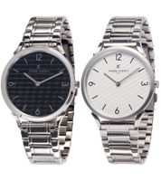 Reloj de pulsera para hombre Pierre Cardin, analógico, de cuarzo, con brazalete de acero inoxidable, 3 ATM, 40 mm, en color plata/blanco o plata/negro. Reloj de pulsera para hombre Pierre Cardin, analógico, de cuarzo, con brazalete de acero inoxidable, 3 ATM, 40 mm, en color plata/blanco o plata/negro.