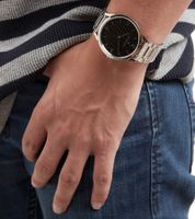 Reloj de pulsera para hombre Pierre Cardin, analógico, de cuarzo, con brazalete de acero inoxidable, 3 ATM, 40 mm, en color plata/blanco o plata/negro. Reloj de pulsera para hombre Pierre Cardin, analógico, de cuarzo, con brazalete de acero inoxidable, 3 ATM, 40 mm, en color plata/blanco o plata/negro.