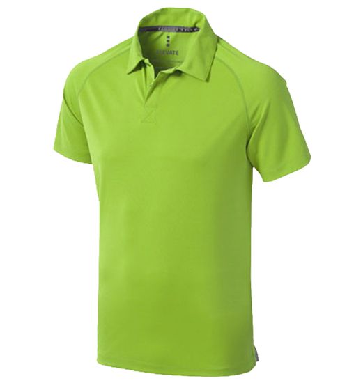 Polo deportivo ELEVATE Ottawa para hombre, punto piqué, corte cool, 220 g/m², 3908268, verde