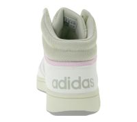 Baskets mi-hautes à lacets style vintage pour femme Adidas Hoops 3.0 GZ4560 Blanc/Rose