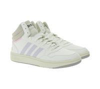 Baskets mi-hautes à lacets style vintage pour femme Adidas Hoops 3.0 GZ4560 Blanc/Rose