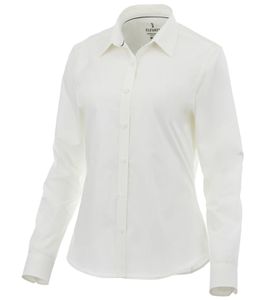 Chemisier simple à manches longues ELEVATE Hamell pour femme, chemisier en popeline 3816901 blanc