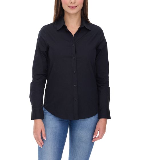 Chemise à manches longues ELEVATE Hamell, chemisier simple pour femme, chemisier en popeline 3816999 Noir