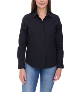 ELEVATE Hamell Langarm-Hemd schlichtes Damen Blusen-Hemd Popelin Bluse 3816999 Schwarz ELEVATE Hamell Langarm-Hemd schlichtes Damen Blusen-Hemd Popelin Bluse 3816999 Schwarz