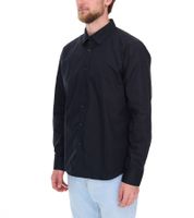 ELEVATE Hamell Langarm-Hemd schlichtes Herren Business-Hemd Popelin 118 g/m2 3816899 Schwarz