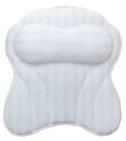 Zenfinity Moments Badewannen-Kissen zur Unterstützung von Kopf, Nacken und Rücken Bad-Zubehör 43x43cm Bad-Kissen Wellness Weiß Zenfinity Moments Badewannen-Kissen zur Unterstützung von Kopf, Nacken und Rücken Bad-Zubehör 43x43cm Bad-Kissen Wellness Weiß