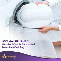 Zenfinity Moments Badewannen-Kissen zur Unterstützung von Kopf, Nacken und Rücken Bad-Zubehör 43x43cm Bad-Kissen Wellness Weiß Zenfinity Moments Badewannen-Kissen zur Unterstützung von Kopf, Nacken und Rücken Bad-Zubehör 43x43cm Bad-Kissen Wellness Weiß