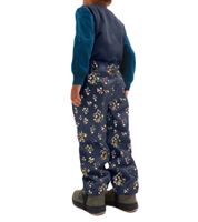 Kinder Regenhose mit reflektierenden Streifen Thermo-Latzhose für Jungen und Mädchen mit Blumen Muster Matsch-Hose Buddelhose 903967 Dunkel-Blau Kinder Regenhose mit reflektierenden Streifen Thermo-Latzhose für Jungen und Mädchen mit Blumen Muster Matsch-Hose Buddelhose 903967 Dunkel-Blau