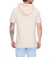 EIGHT2NINE Herren Kapuzen-Pullover kurzärmliger Baumwoll-Hoodie T-Shirt Hoody Sommer-Hoody H10014L22462AEN 20200 Beige