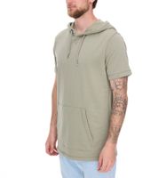 EIGHT2NINE Herren Kapuzen-Pullover kurzärmliger Baumwoll-Hoodie T-Shirt Hoody Sommer-Hoody H10014L22462AEN 12300 Khaki