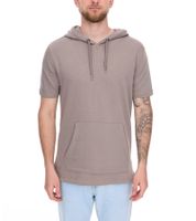 EIGHT2NINE Herren Kapuzen-Pullover kurzärmliger Baumwoll-Hoodie T-Shirt Hoody Sommer-Hoody H10014L22462AEN 21300 Hellbraun