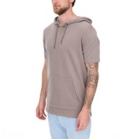 EIGHT2NINE Herren Kapuzen-Pullover kurzärmliger Baumwoll-Hoodie T-Shirt Hoody Sommer-Hoody H10014L22462AEN 21300 Hellbraun