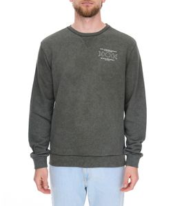 SKY REBEL Herren Rundhals-Pullover Baumwoll-Sweater im Antik-Look H10068C21372A 12400 Grün SKY REBEL Herren Rundhals-Pullover Baumwoll-Sweater im Antik-Look H10068C21372A 12400 Grün