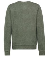 SKY REBEL Herren Rundhals-Pullover Baumwoll-Sweater im Antik-Look H10068C21372A 12400 Grün