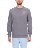 SKY REBEL Men's Round Neck Cotton Sweater with Antique Look H10068C21372A 12400 Gray SKY REBEL Men's Round Neck Cotton Sweater with Antique Look H10068C21372A 12400 Gray