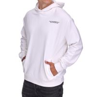 SUBLEVEL Men's Hooded Cotton Hoodie with Pockets H10014T21326A6 22000 White