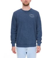 SKY REBEL Men's Round Neck Cotton Sweater with an Antique Look H10068C21372A Dark Blue, Green, or Gray SKY REBEL Men's Round Neck Cotton Sweater with an Antique Look H10068C21372A Dark Blue, Green, or Gray