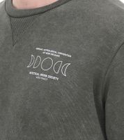 SKY REBEL Men's Round Neck Cotton Sweater with an Antique Look H10068C21372A Dark Blue, Green, or Gray SKY REBEL Men's Round Neck Cotton Sweater with an Antique Look H10068C21372A Dark Blue, Green, or Gray