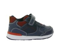 GEOX B Rishon B. A Zapatillas para niño con suela transpirable Zapatos de caña media con cierre de velcro Zapatos de bebé B160RA 054AU C0735 Azul oscuro